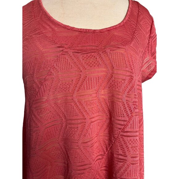 Live and let live women’s shift dress size XL Pink Midi Stretch Y2K - Picture 6 of 14